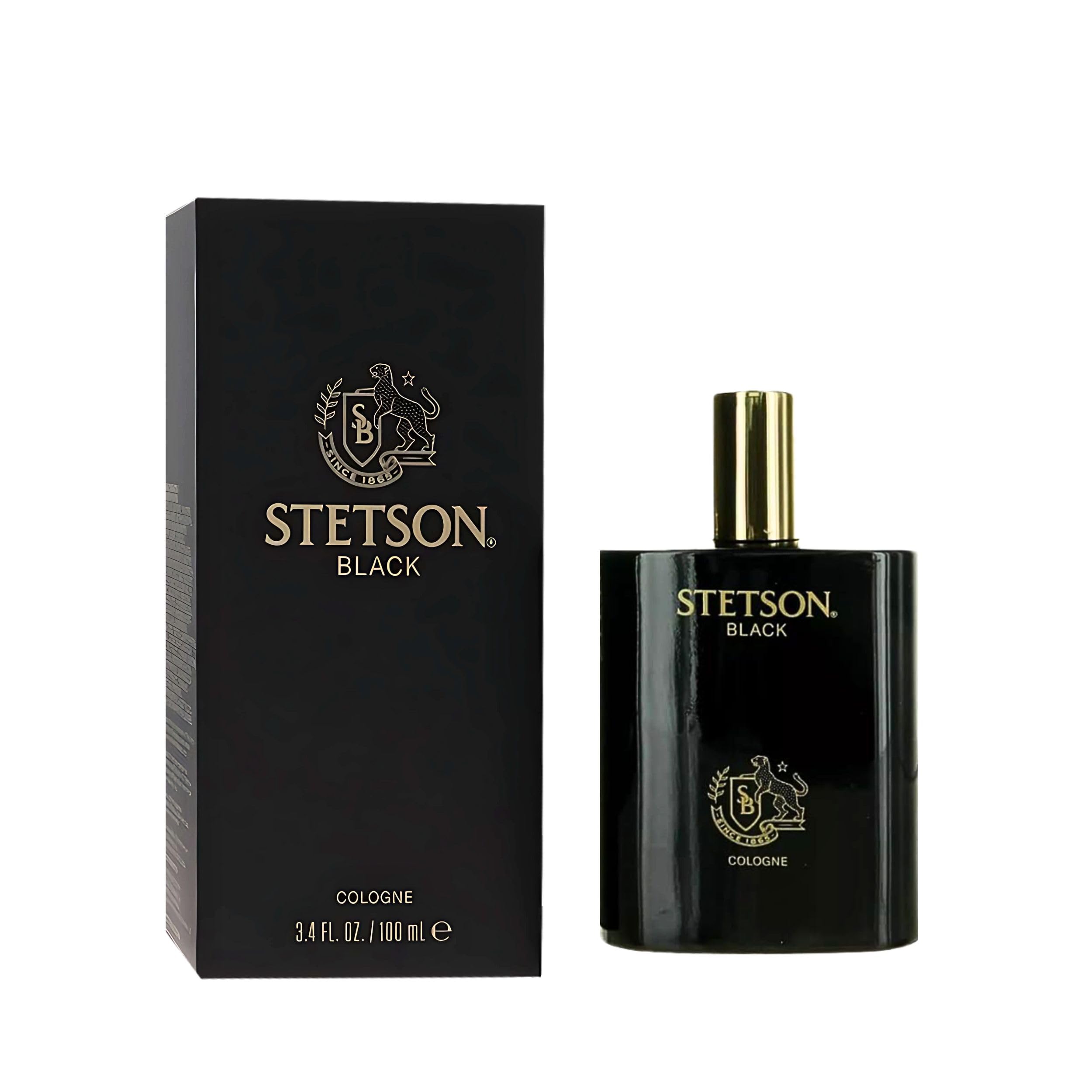 Stetson Black Cologne for Men Spray 3 4 Ounces