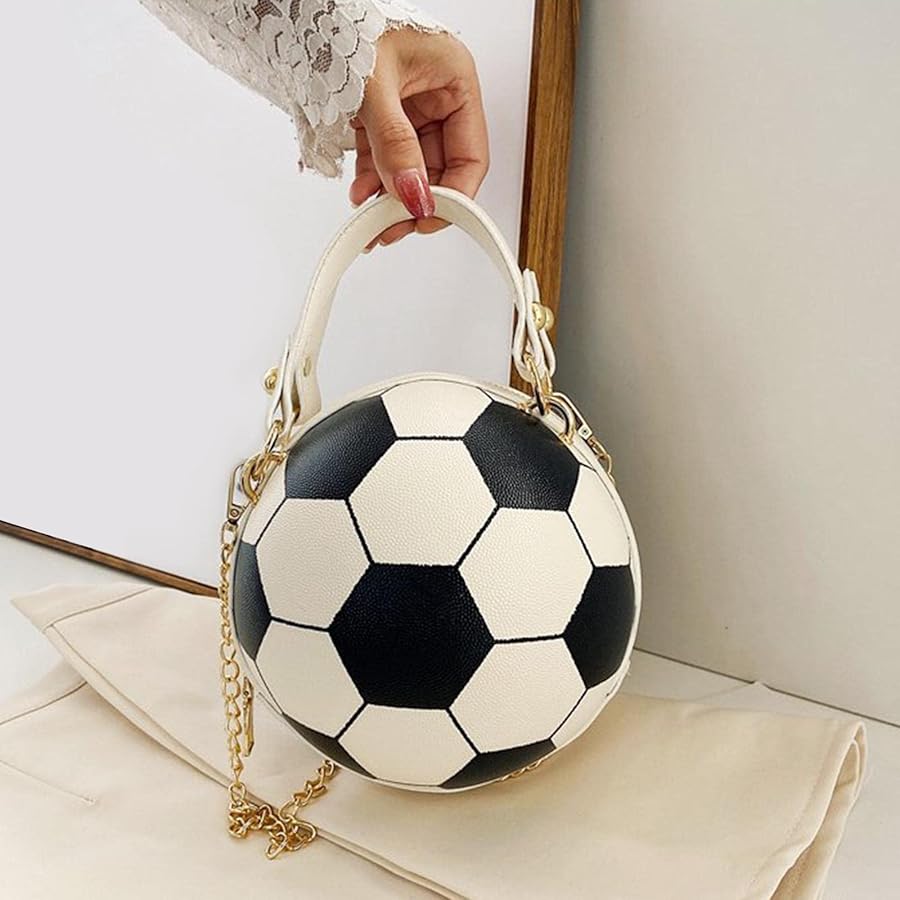 Amazon.com: APLVFFZH Soccer Ball Inspired Crossbody Bag with