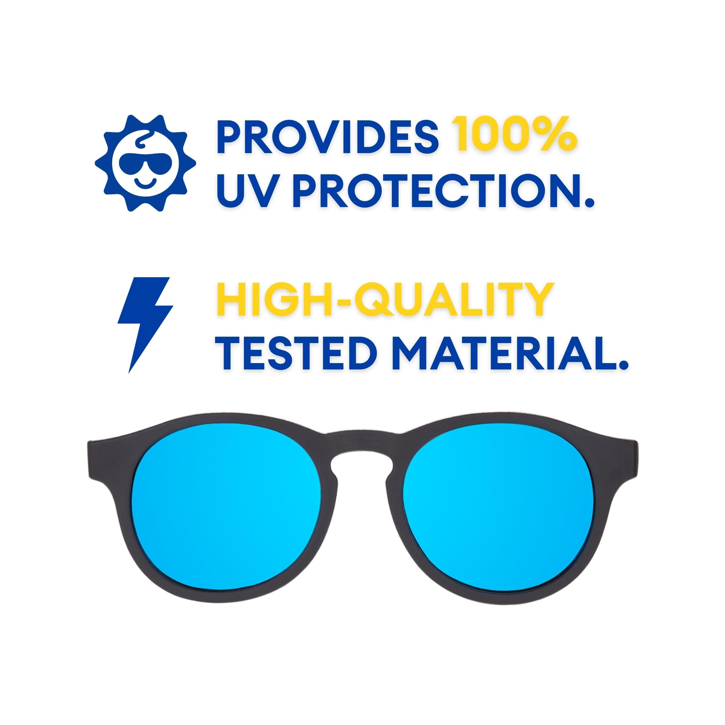 Babiators - Polarisierte UV-Sonnenbrille für Kinder - The Agent - Schwarz