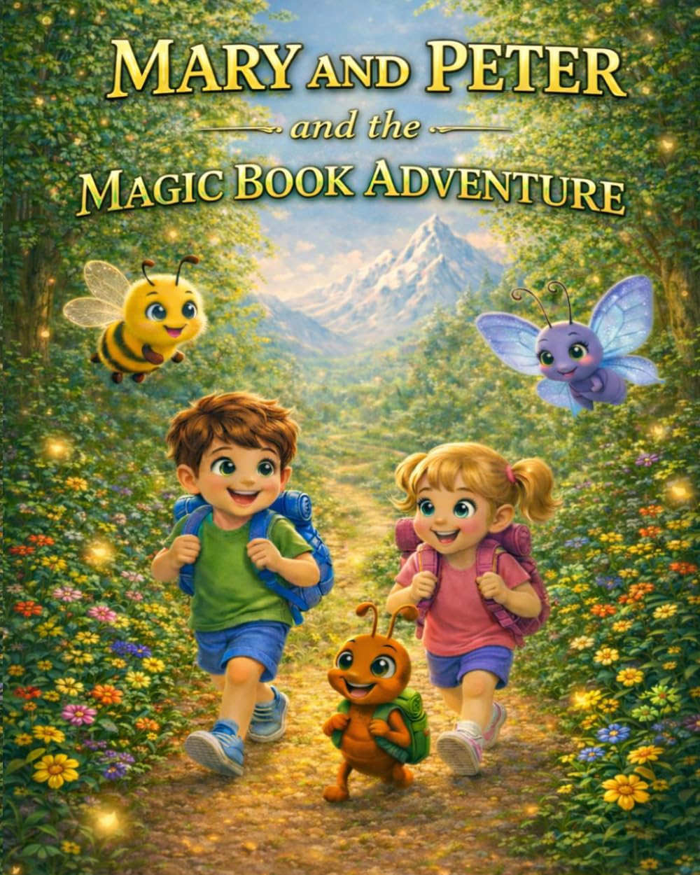 Mary and Peter and the Magic Book Adventure: A Magical Adventure Chapter Book for Kids Ages 6–9 (The Adventures of Lulu the Spirited Bee and Her Friends)