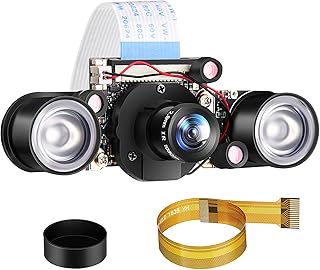 Videocamera Raspberry Pi Visione Diurna e Notturna Videocamera IR Cut Webcam HD 1080p Sensore 5MP OV5647 Compatibile con Raspberry Pi RPi 4 3 B B 2B 3A 2 1 Videocamera Fuoco Regolabile Videocamera Raspberry Pi Visione Diurna e Notturna Videocamera IR Cut Webcam HD 1080p Sensore 5MP OV5647 Compatibile con Raspberry Pi RPi 4 3 B B 2B 3A 2 1 Videocamera Fuoco Regolabile