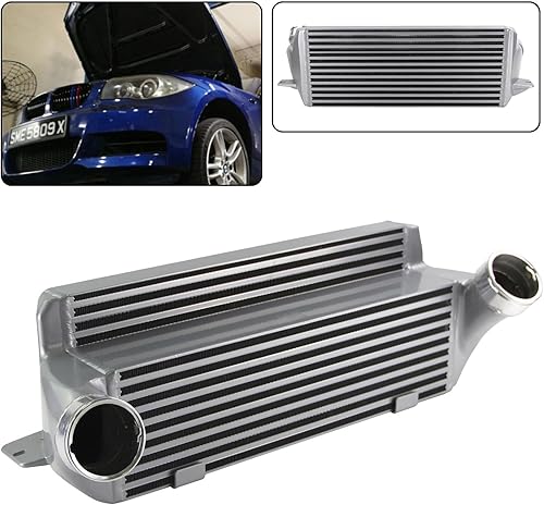 Miniatura 5 de Intercooler Turbo de aluminio de montaje delantero para motores BMW N54/N55 E82 E88 135i 08-13, E90 E92 335i 07-11, E89 Z4 10-16, E82 1M 11-13 BM