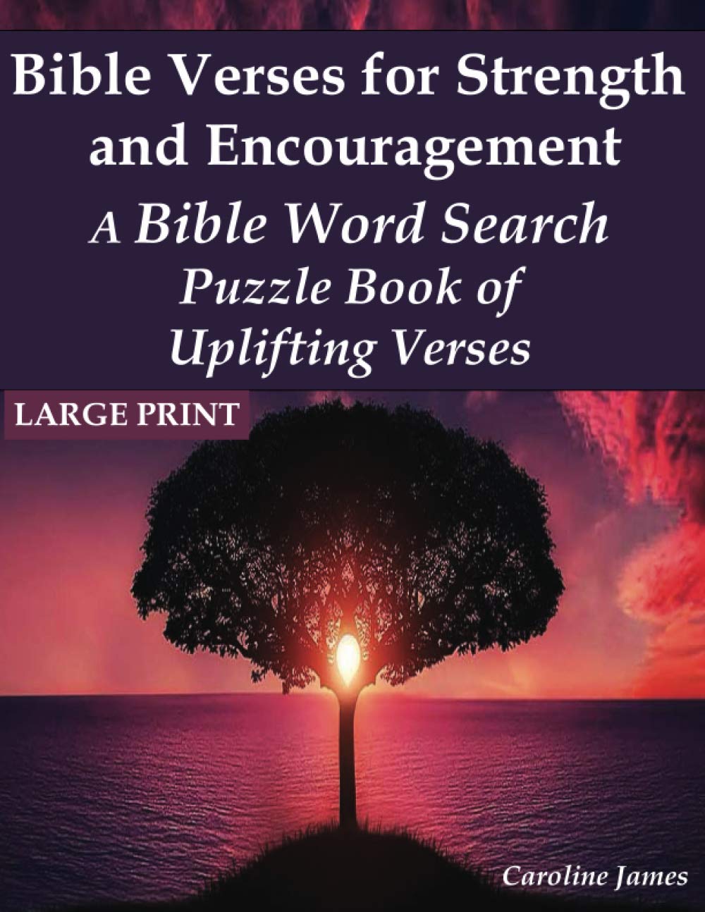 Bible Verses for Strength and Encouragement: A Bible Word Search Puzzle Book of Uplifting Verses