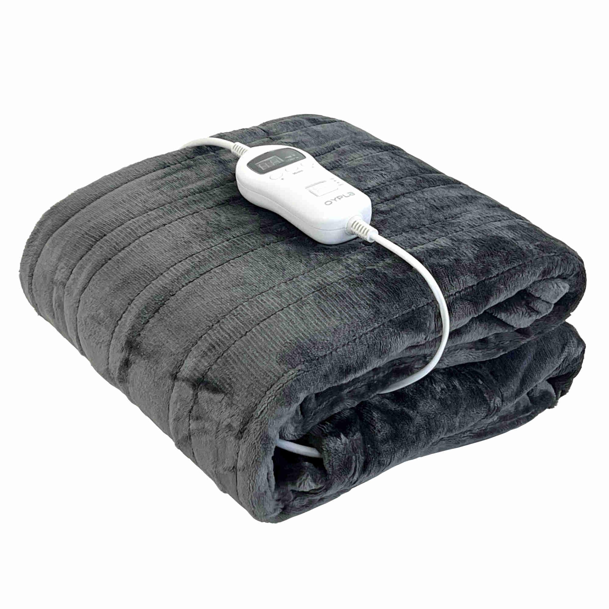 B&Q -  Machine Washable Heated Throw Electric Blanket