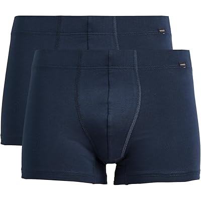 Hanro Cotton Essentials 2 Pack Boxer Brief W/Covered Waistband