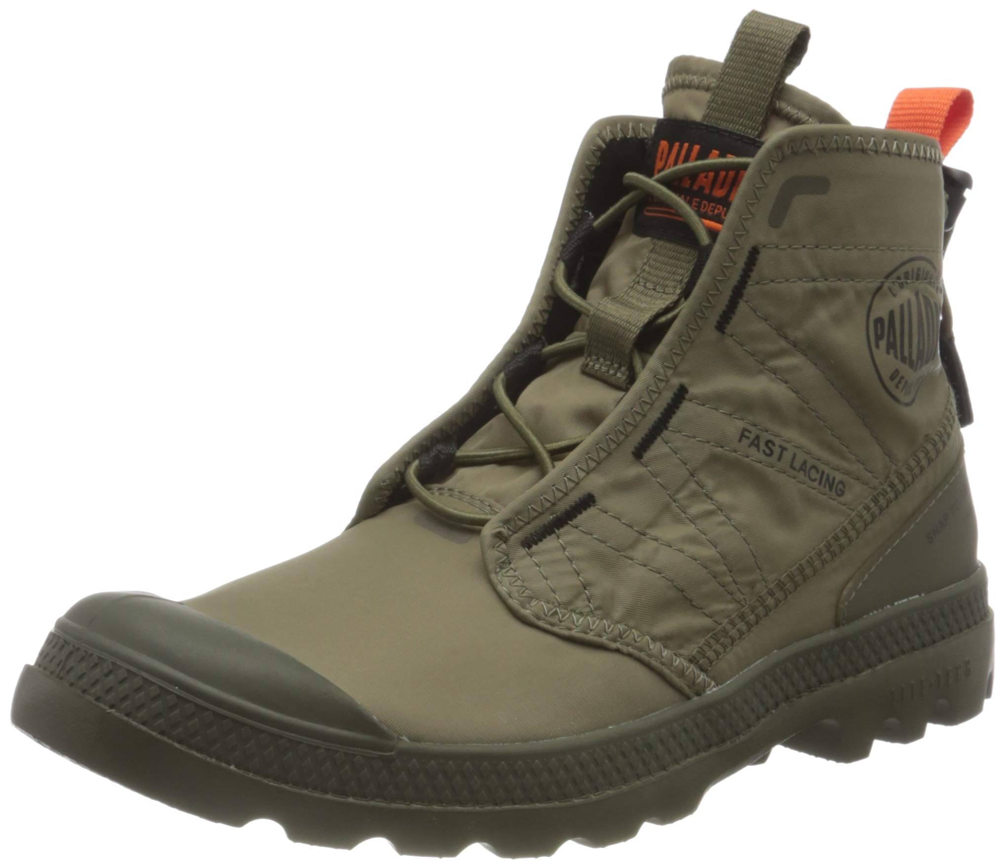 Palladium Mens Pampa Travel Lite CombatBootsAnkle- Green - Size 6.5 M