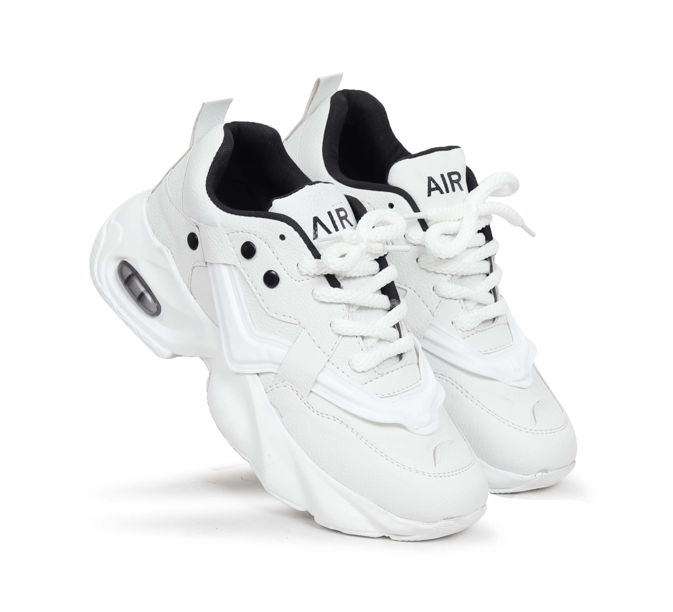 JEMPA Trendy Lace-Up Casual Sports Shoes with Thick Sole for Men (SPO-02)-picture-26