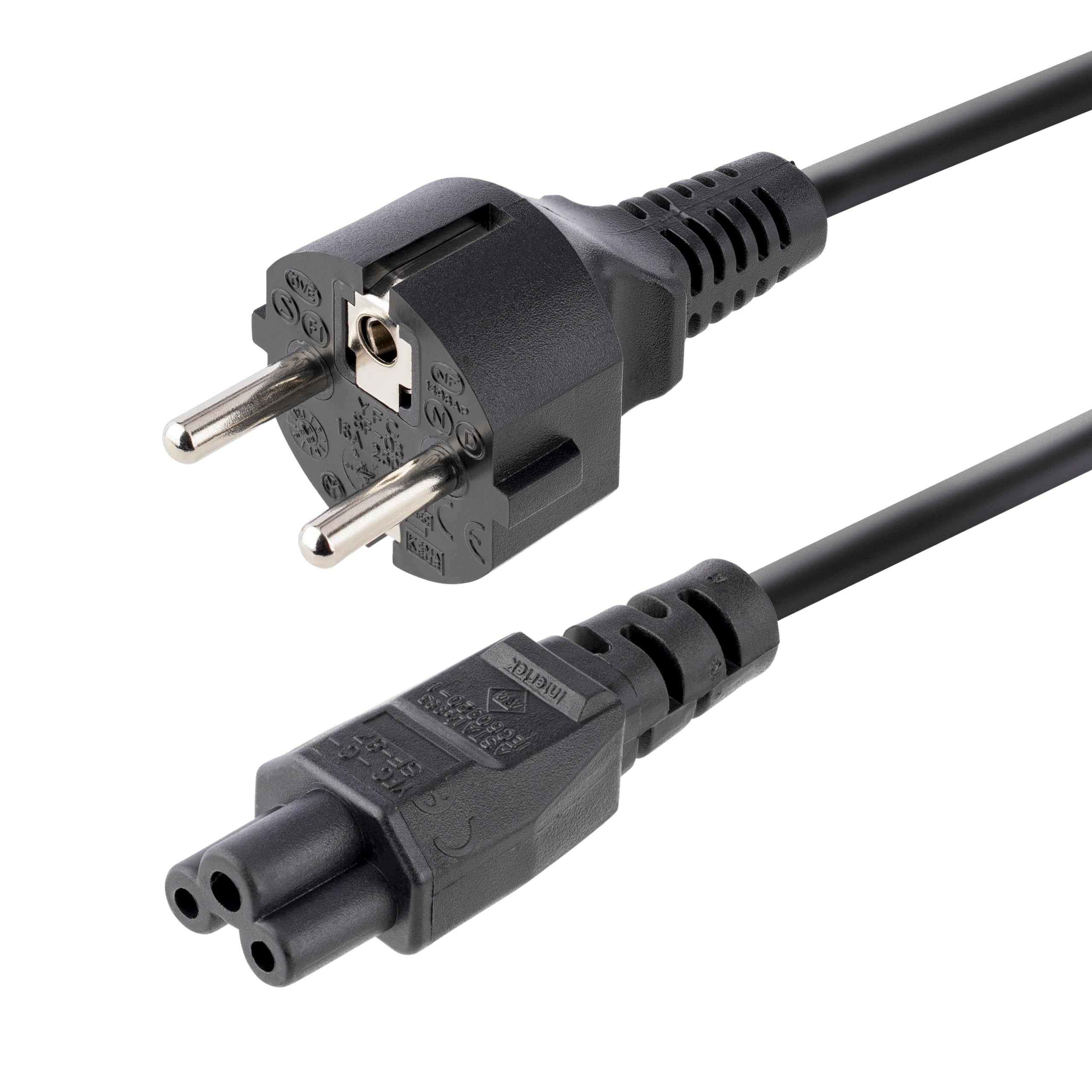 StarTech.com Cavo di Alimentazione per Computer 2m, EU Schuko a C13, 10A-250V, 18AWG, AC Ricambio per Stampante PC Monitor UL (PXT101EUR)