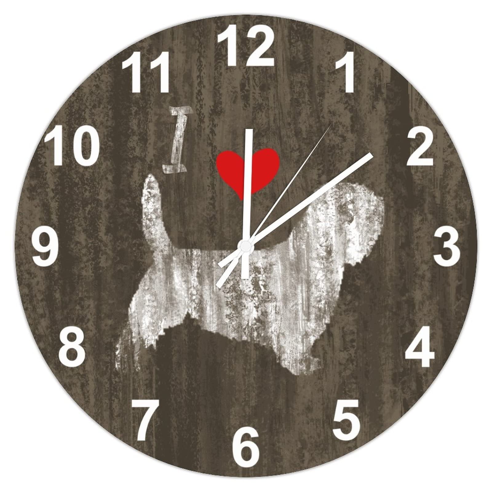 Horloge murale Bassett Hound idée cadeau originale amoureux des chiens