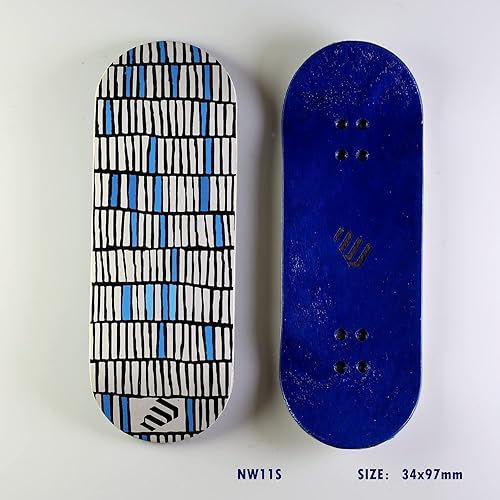 Miniatura 2 de NOAHWOOD Cubierta de diapasones (1.343x3.819 in 5-capas de madera de arce hecha a mano por NW11s Molds)+2 cintas de agarre (cremallera)