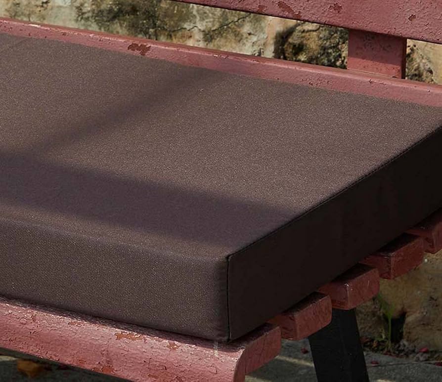 2 3 Seater Bench Cushion 100/120/200/260cm Non-slip Long Bench Chair Pad Garden Wooden Bench Seat Cushion Mat For Indoor Kitchen Home Sofa Couch Bay Window,100x45x5cm,Green