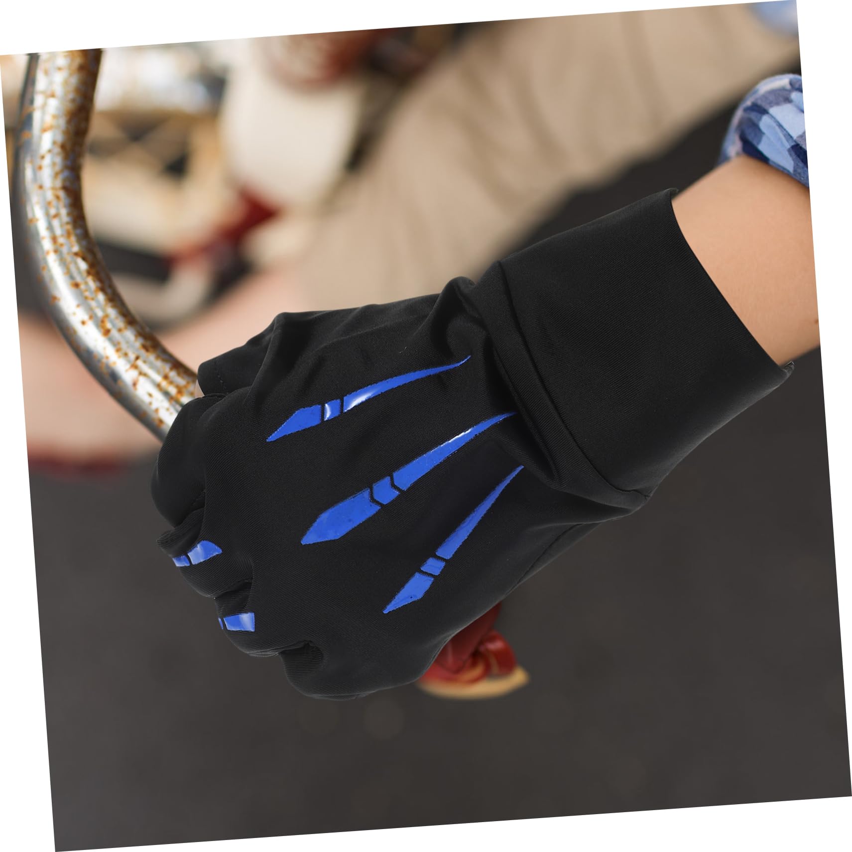 VANZACK 4 Paia guanti di protezione solare guanti da pesca resistenti all'usura fitness elastici comodi da equitazione da bici adulto Accessori articoli sportivi uomo