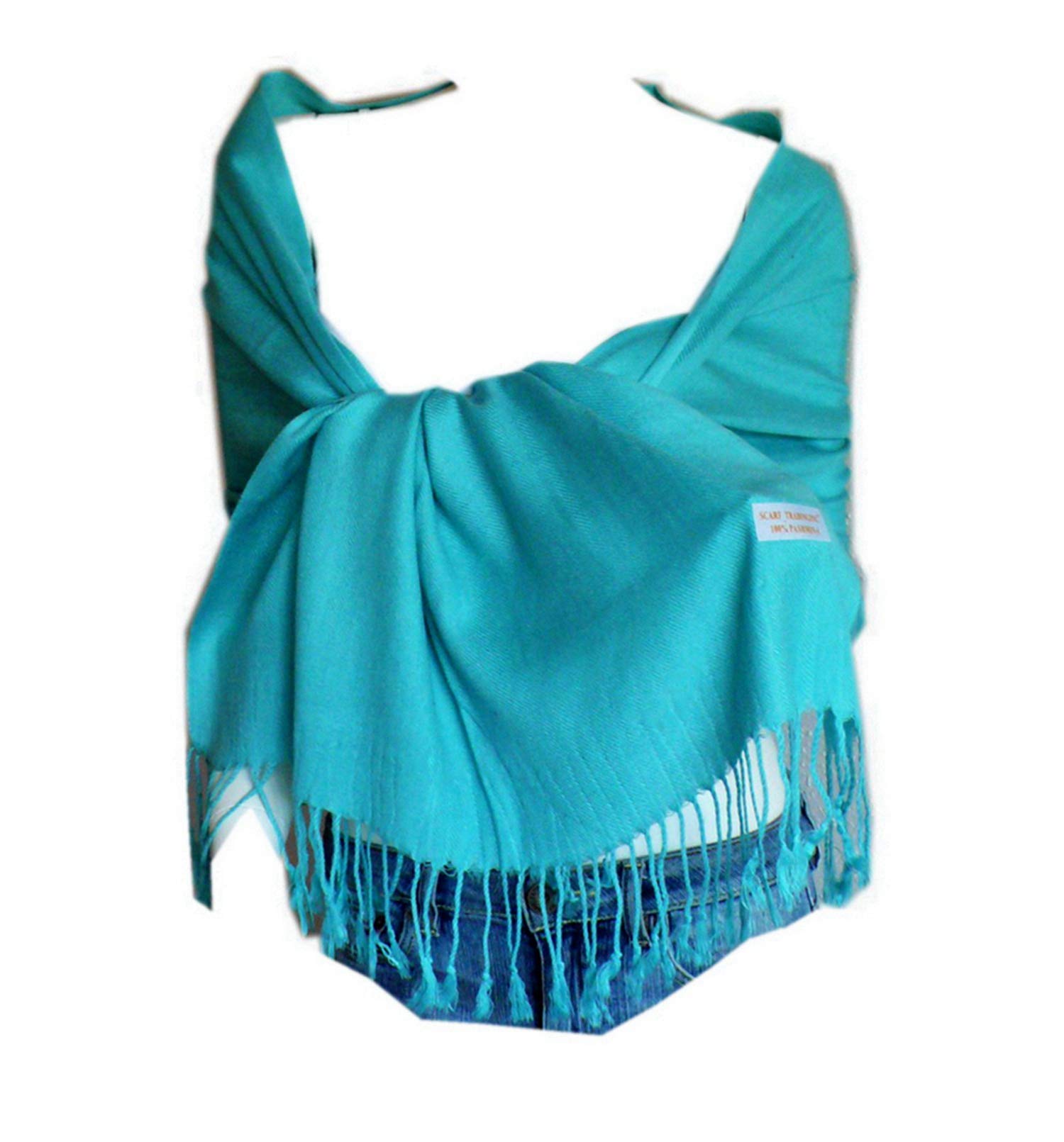 Large Soft 100% Twill Pashmina Scarf Shawl Wrap