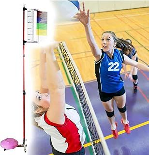 YAZGAN 3.9ft-11.5ft Adjustable Height Gym Equipment, Adults Vertical Jump Tester, Vertical Jump Tester Jump Measurement Test Stick Pole Tool, Basketball Volleyball Spike Trainer Machine