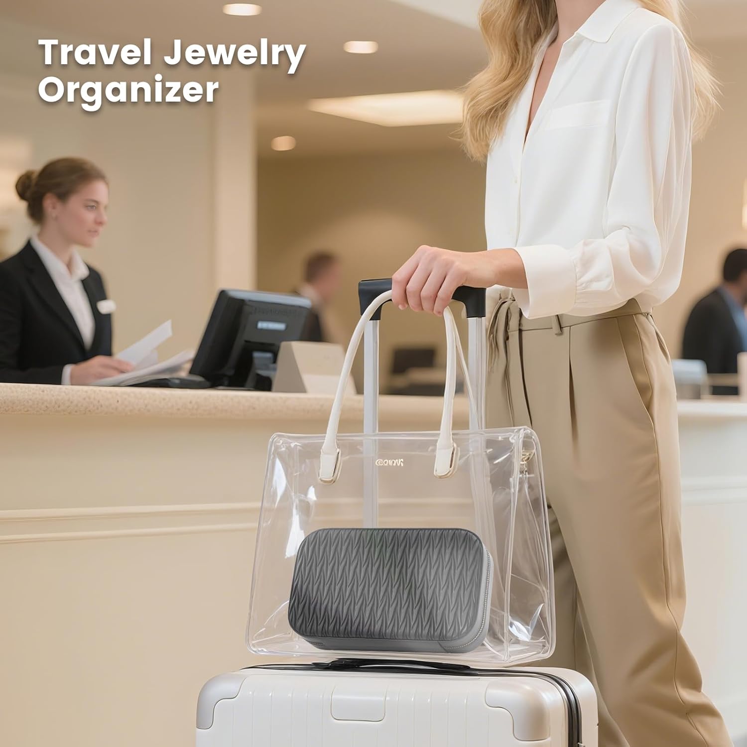 Lolalet Jewelry Organizer Bundle with Travel Jewelry Organizer