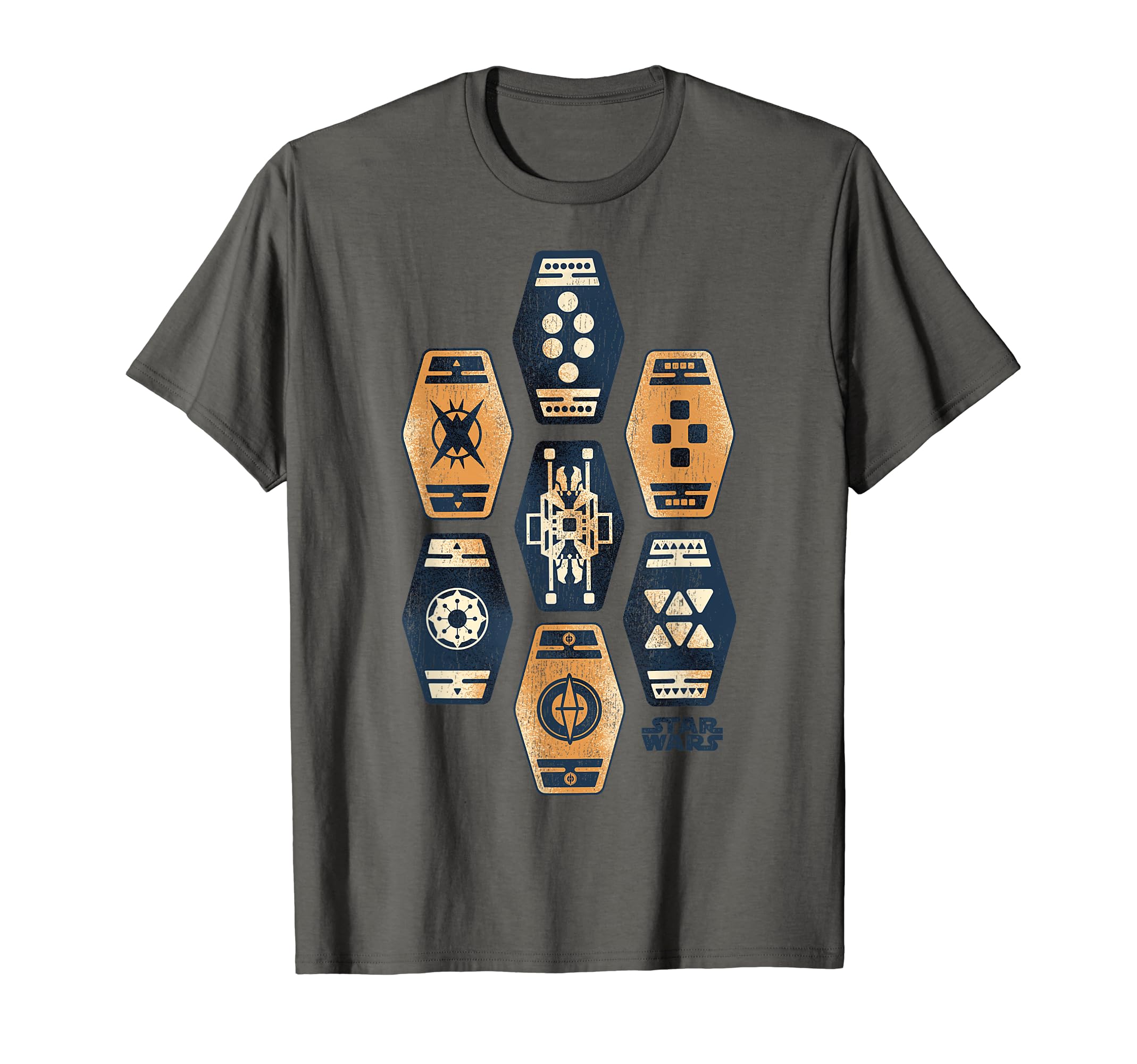 Star Wars Han Solo Movie Sabacc Game Vintage T-Shirt, Black