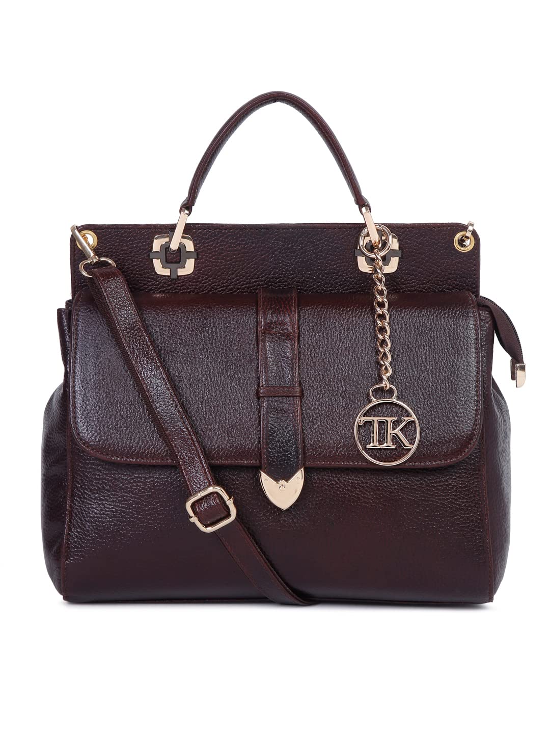 TEAKWOOD LEATHERS SOLID STRUCTURED MAROON LEATHER HANDHELD BAG (B0BRVG7C61) Amazon Price History, Amazon Price Tracker
