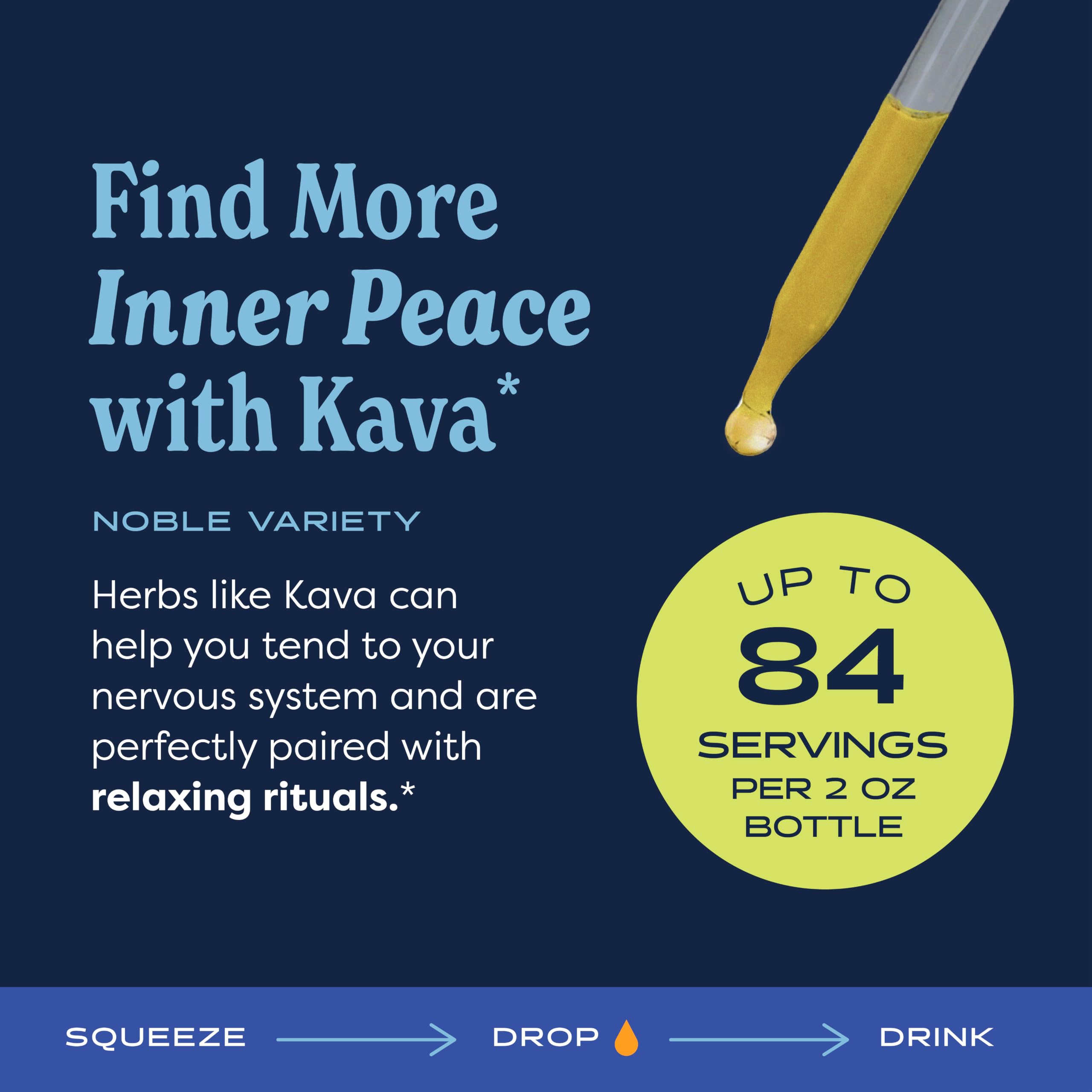 Herb Pharm Kava Root Liquid Extract: Reduces Stress, Relaxing, Vegan Kava Extract, Non-GMO Tincture for Calm & Relaxed Mind, Made with Noble Kava, Gluten-Free, Up to ~6 Week Supply, 2 oz* — Amazon image 2