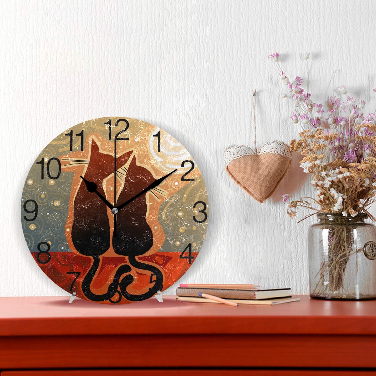 Clock - Thin Blue Line American Flag