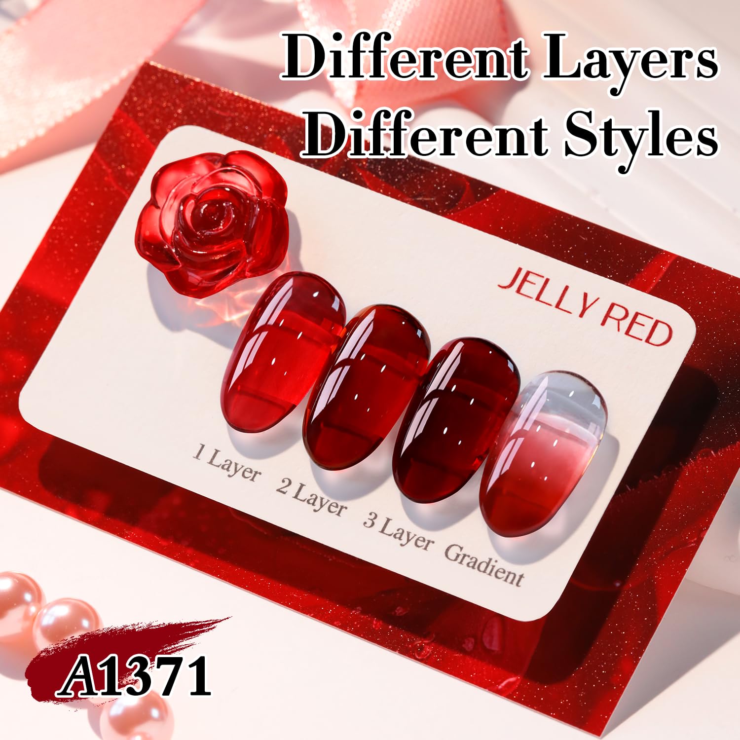 Amazon.com : Double Rhythm 15 ML Dark Burgundy Gel Polish Pure