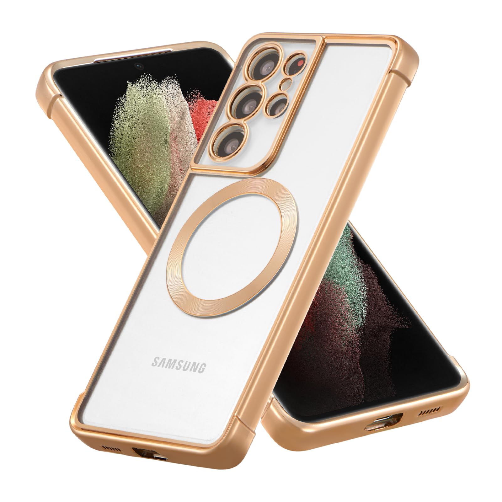 Amazon.com: RALEAVO Magnetic Case for Samsung Galaxy S21 Ultra