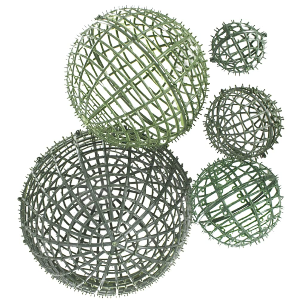 Didiseaon 5pcs Decorative Grass Ball Rack for Wedding Flower Arrangements Lightweight Easy to Assemble for Home Decor and Event Decorations