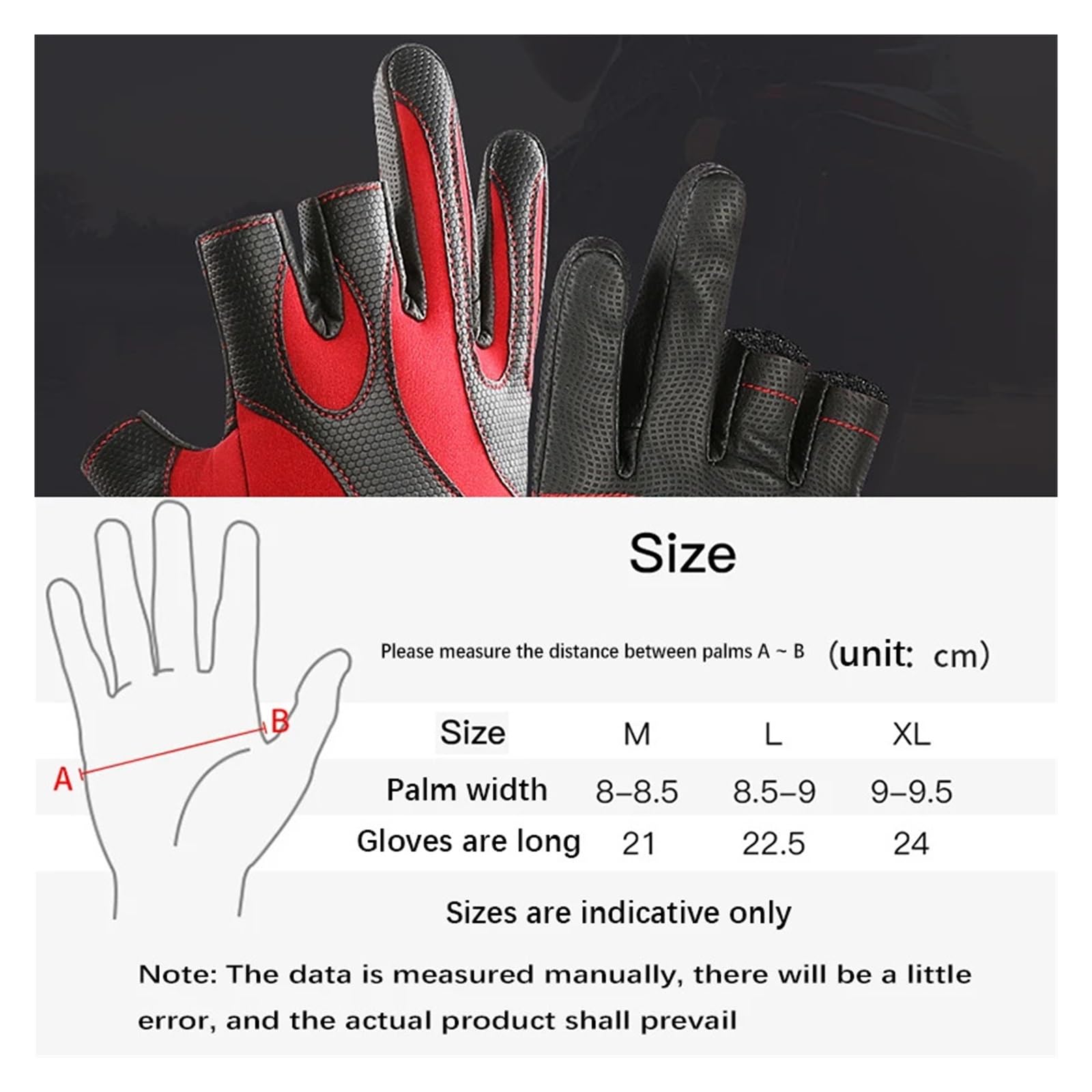 Guantes Antideslizantes Impermeables y cálidos for Pesca al Aire Libre