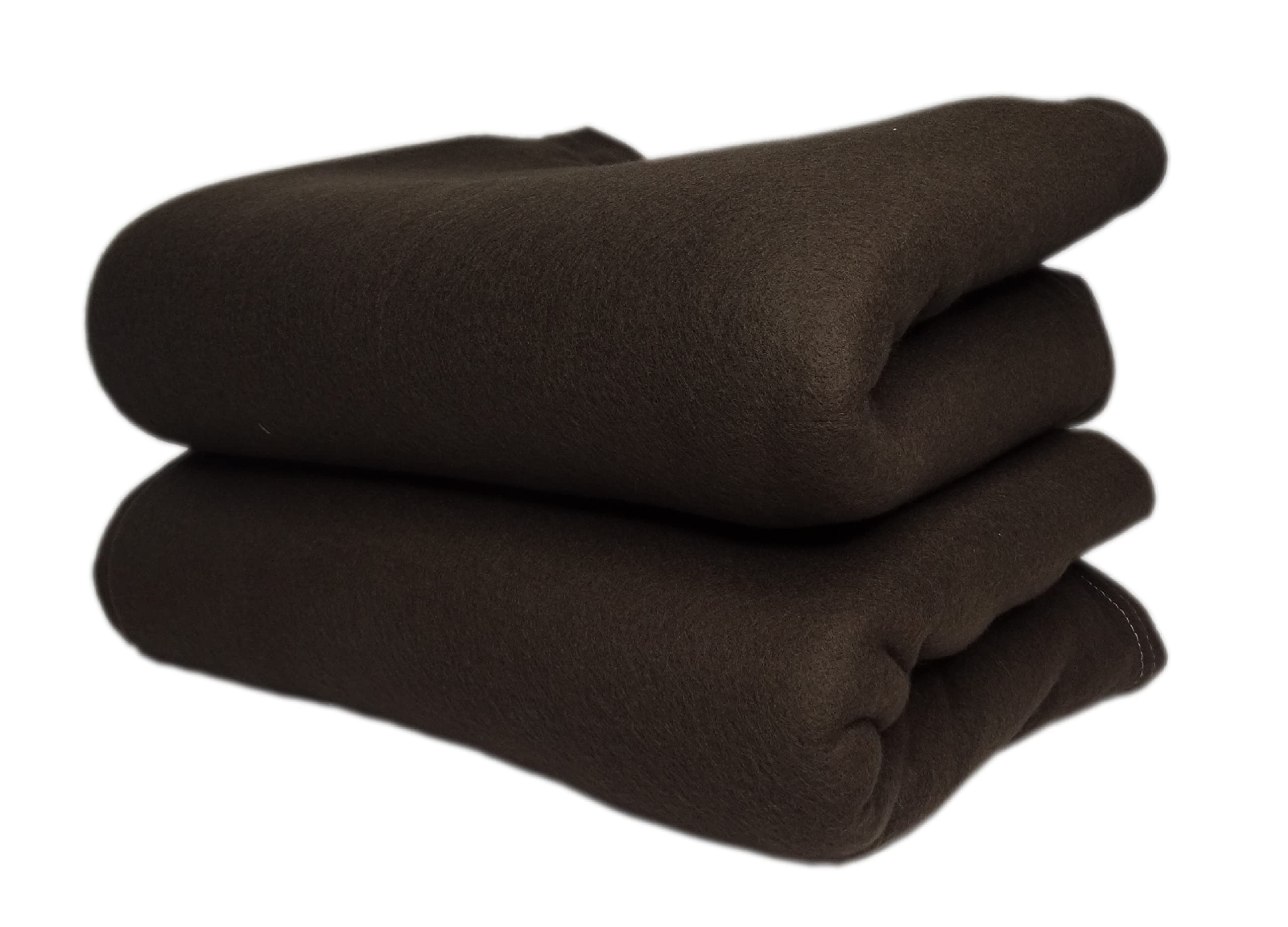 HOMIEE Solid/Plain Polar Fleece Blanket - Soft & Cozy All-Season Blanket for Double Bed | Ultra-Soft Machine Washable, Durable & Lightweight | Ideal for Winter & Summer Use (Pack of 2, 600 gm Each)