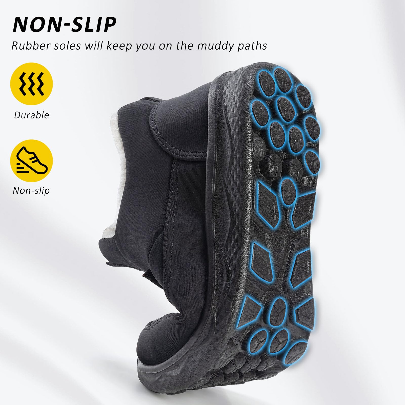 Botas De Nieve Para Mujer Invierno Calientes Piel Forradas Zapatos Outdoor De Trabajo Formal Calzado Ligero Que Caminan