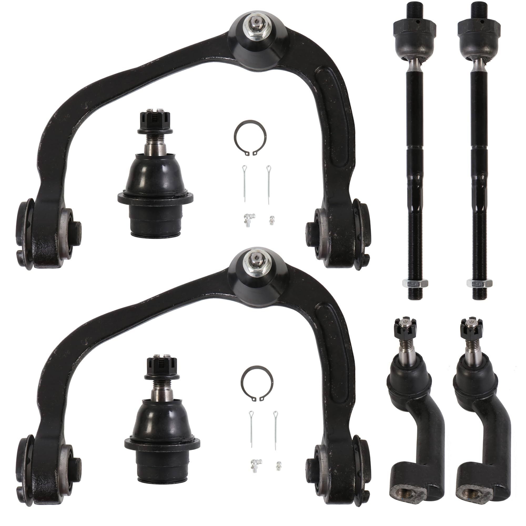 8PCS Front Upper Control Arm Suspension Kits K80306 K80308 Compatible with 2007-2014 Ford Expedition, 2009-2014 F-150, 2007-2014 Lincoln Navigator