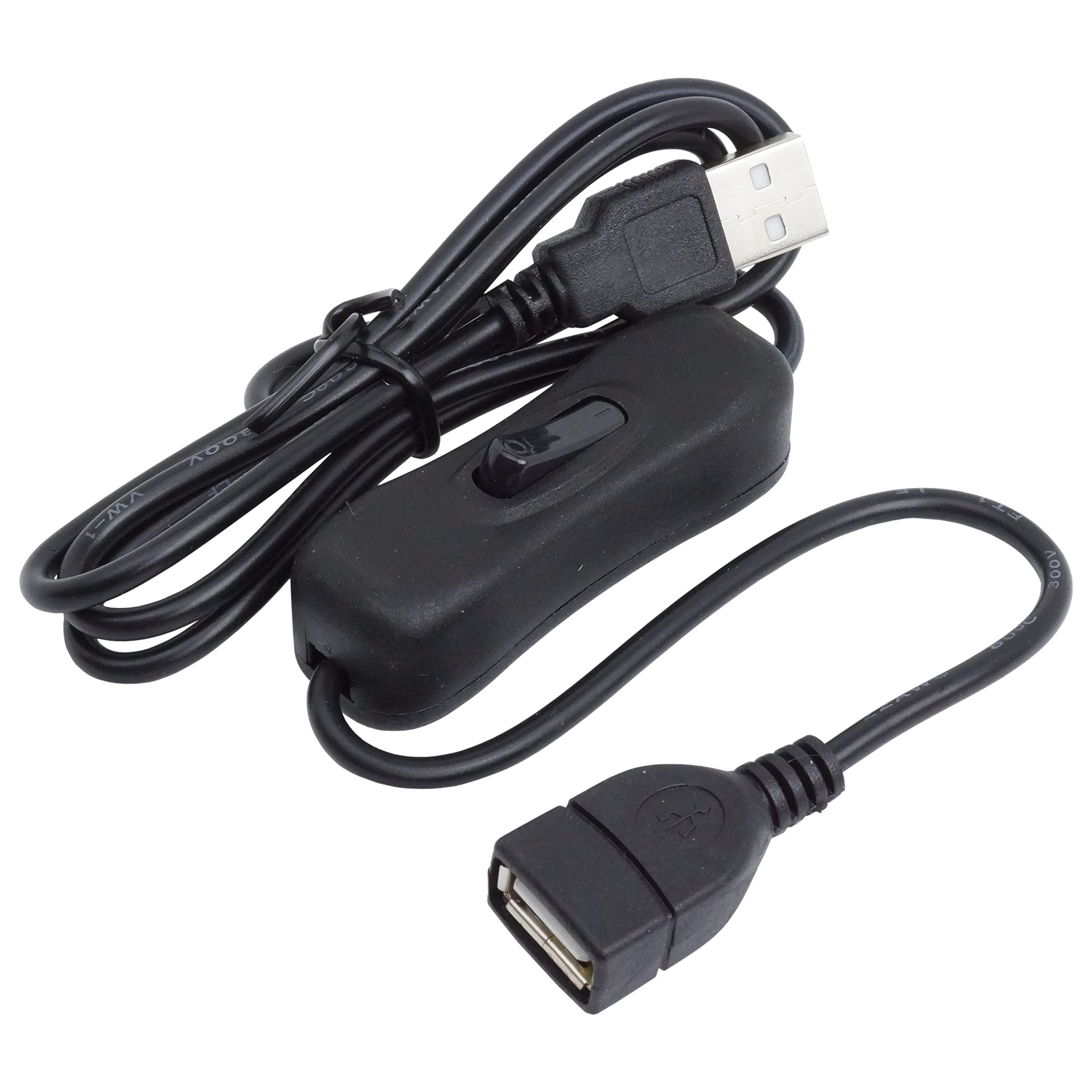 Amazon.co.jp: prendre スイッチ付き 延長 USBケーブル 1m USB Type-A