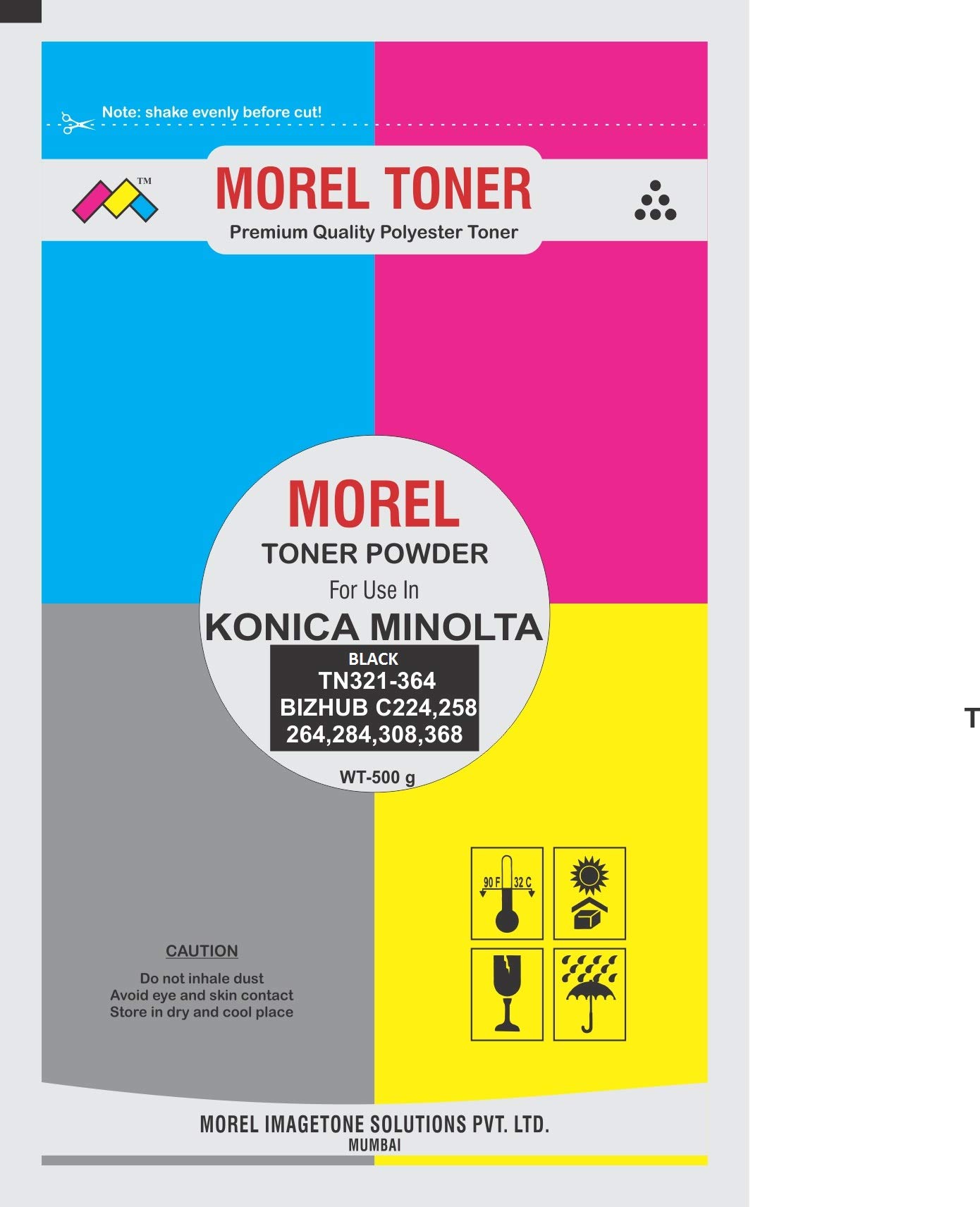 Morel Toner Powder for use in Konica Minolta TN321 / TN324 / TN216 / TN328 / Bizhub C220 / C224 / C250I / C258 / C280 / C284 / C308 / C360 / C364 / C368 Photocopier (B06XZVRYYD) Amazon Price History, Amazon Price Tracker