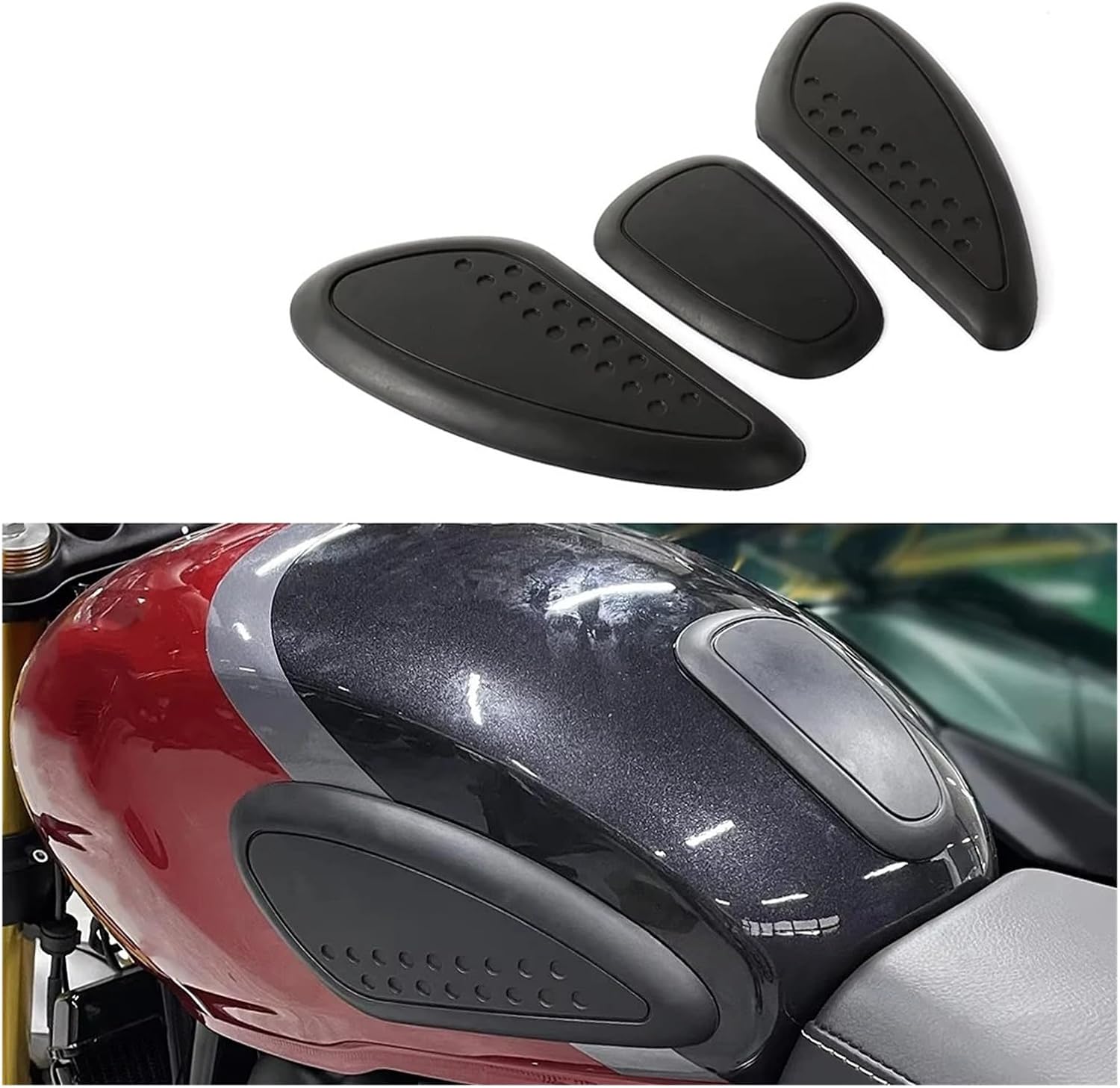 Motorcycle Tank Sticker Motorcycle Accessories Fuel Tank Pad Sticker Sheath Knee Protection for Speed 400 Scrambler 400X 2024-2025.