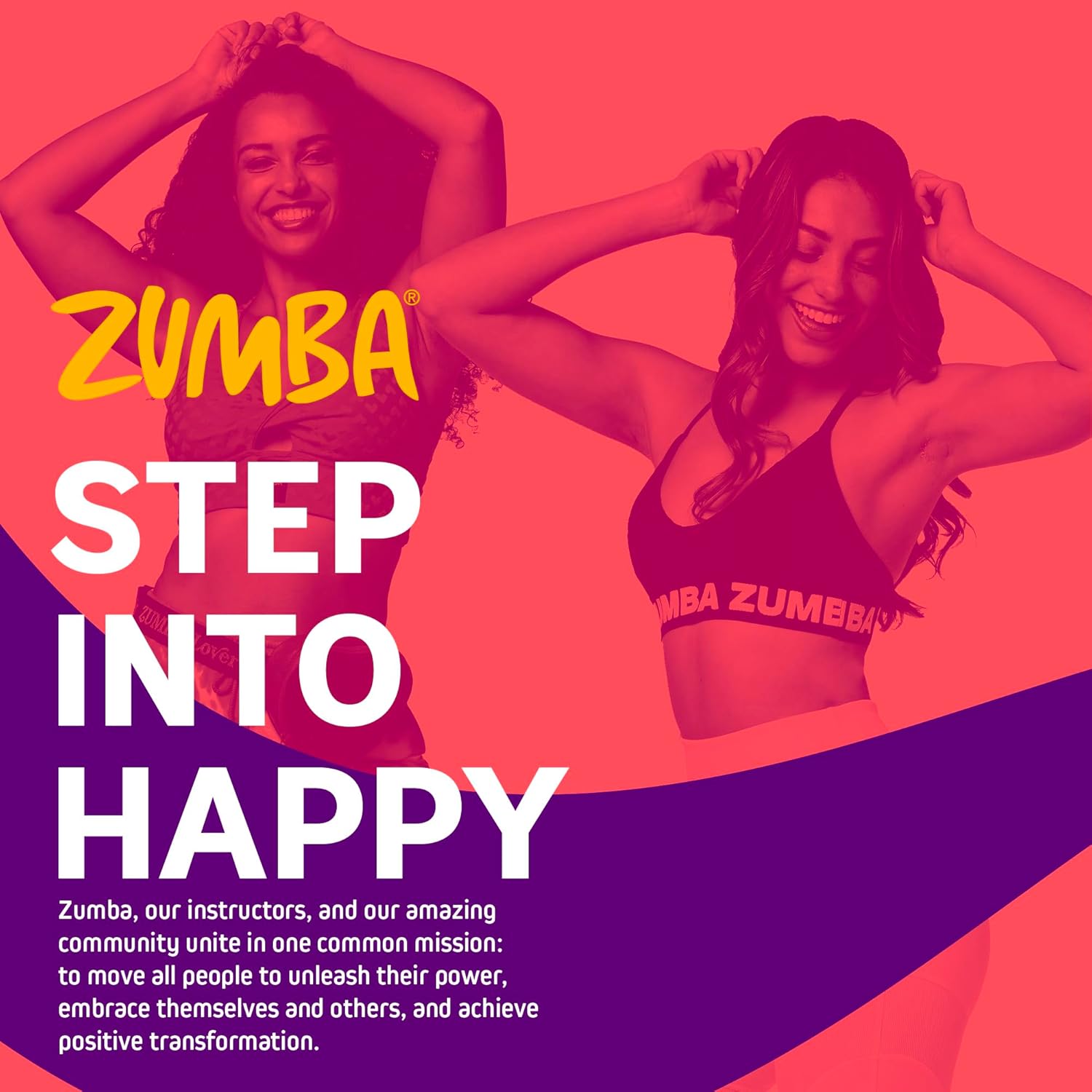 ZUMBA Women's Workout Cropped Tops