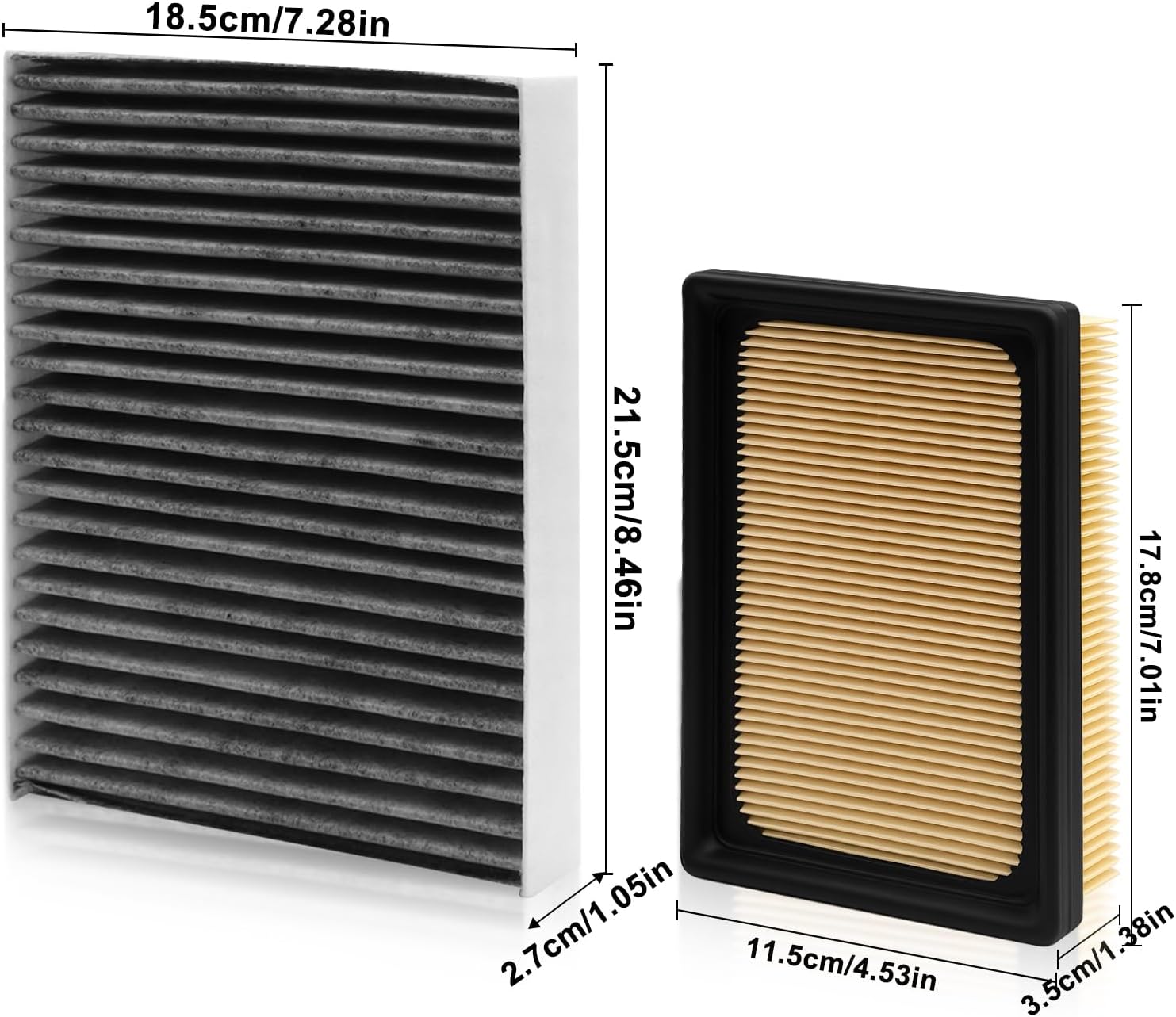 Cabin Engine Air Filter for Toyota Prius 1.8L L4 2016 2017 2018 2019 2020 2021 2022