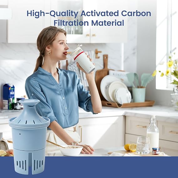 Elite Water Filter Replacement Compatible with All Brita Elite Pitchers and Dispensers, Everyday, UltraMax, Metro+, XL and More, Lasts 6 Months or 120 Gallons, 4 Count