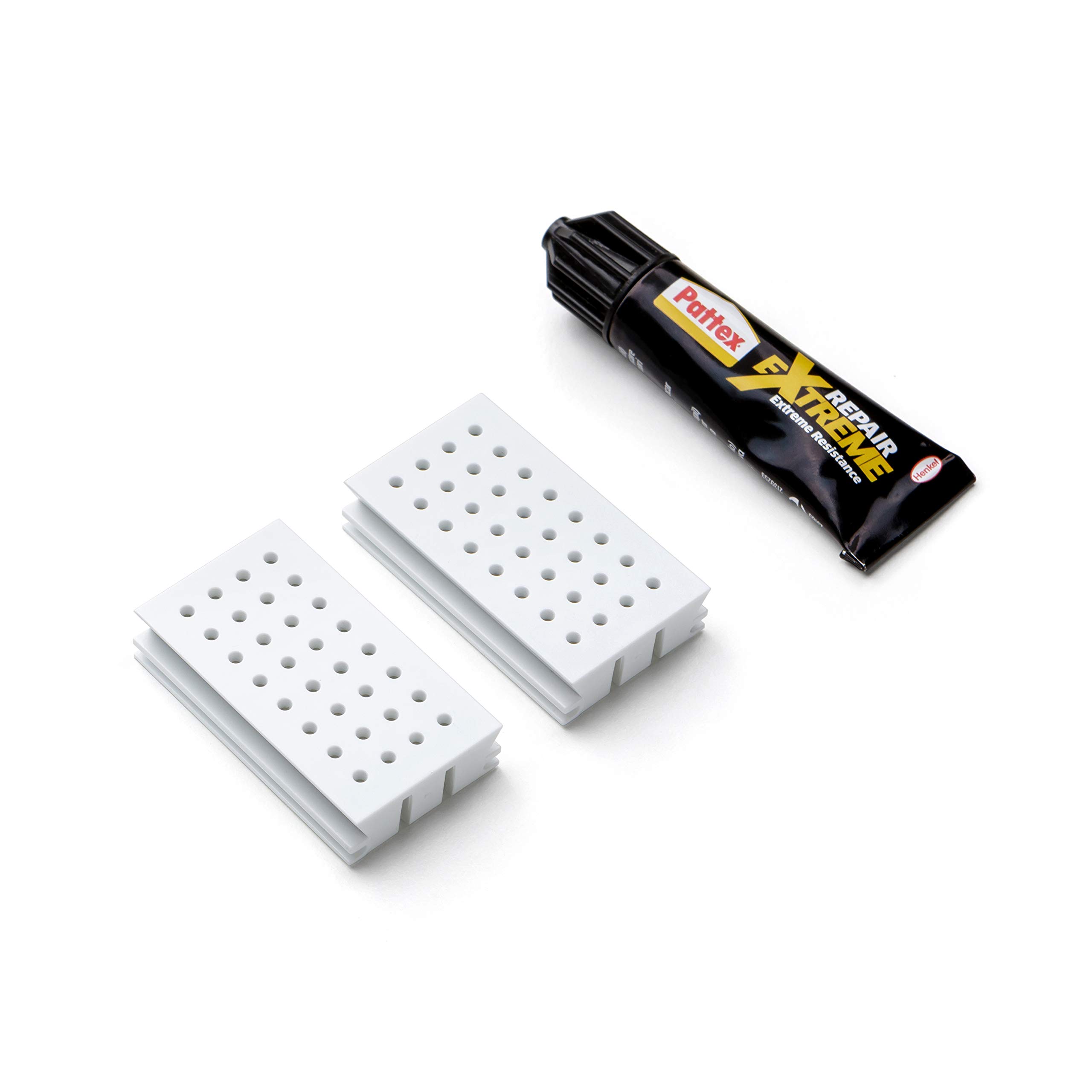 Tatay Blanco Smart Kit De Fijación Con Pegamento, Glue & Fix, 11 X 2 X 19.5 Cm