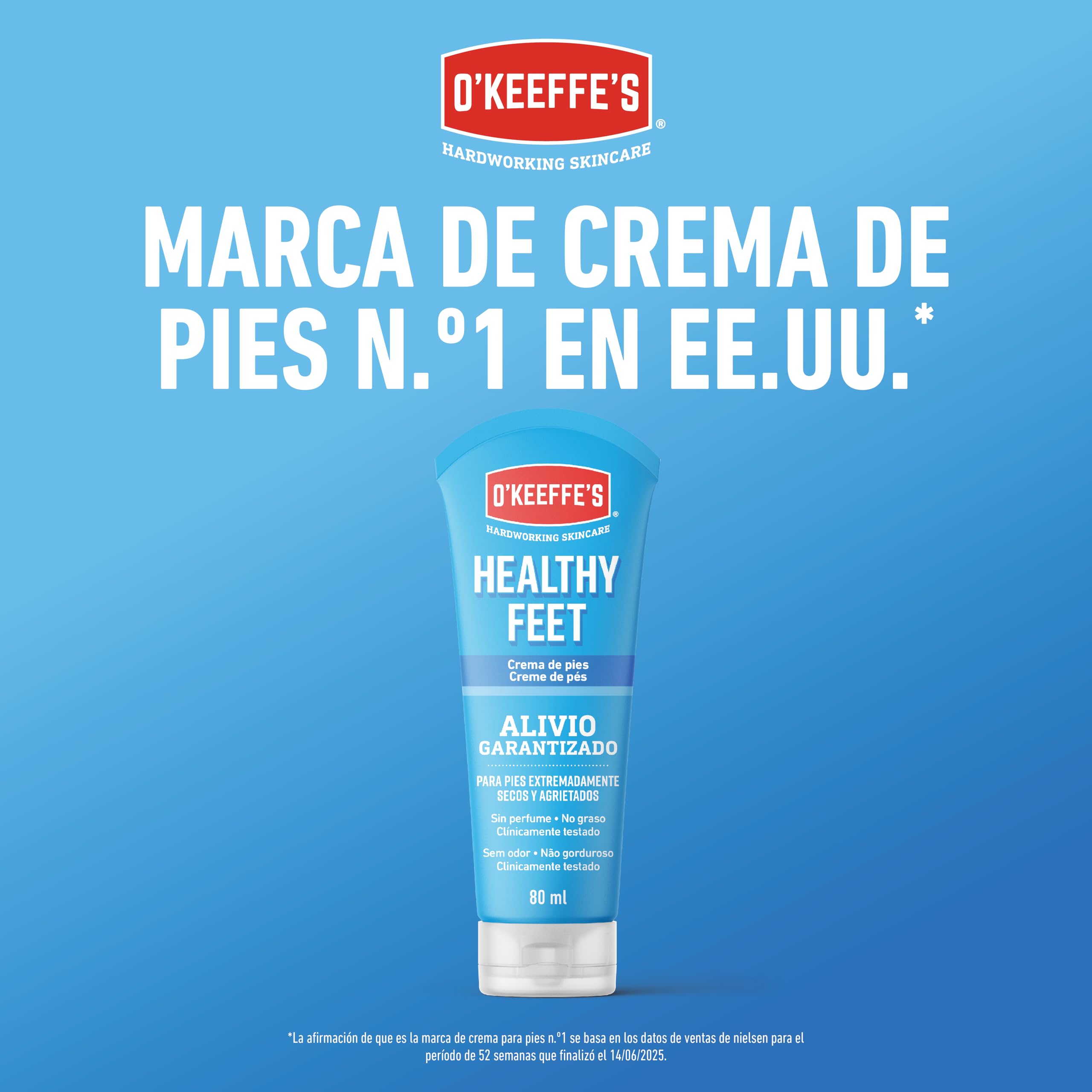 O`Keeffes Healthy Feet Crema para pies secos y agrietados 80ml