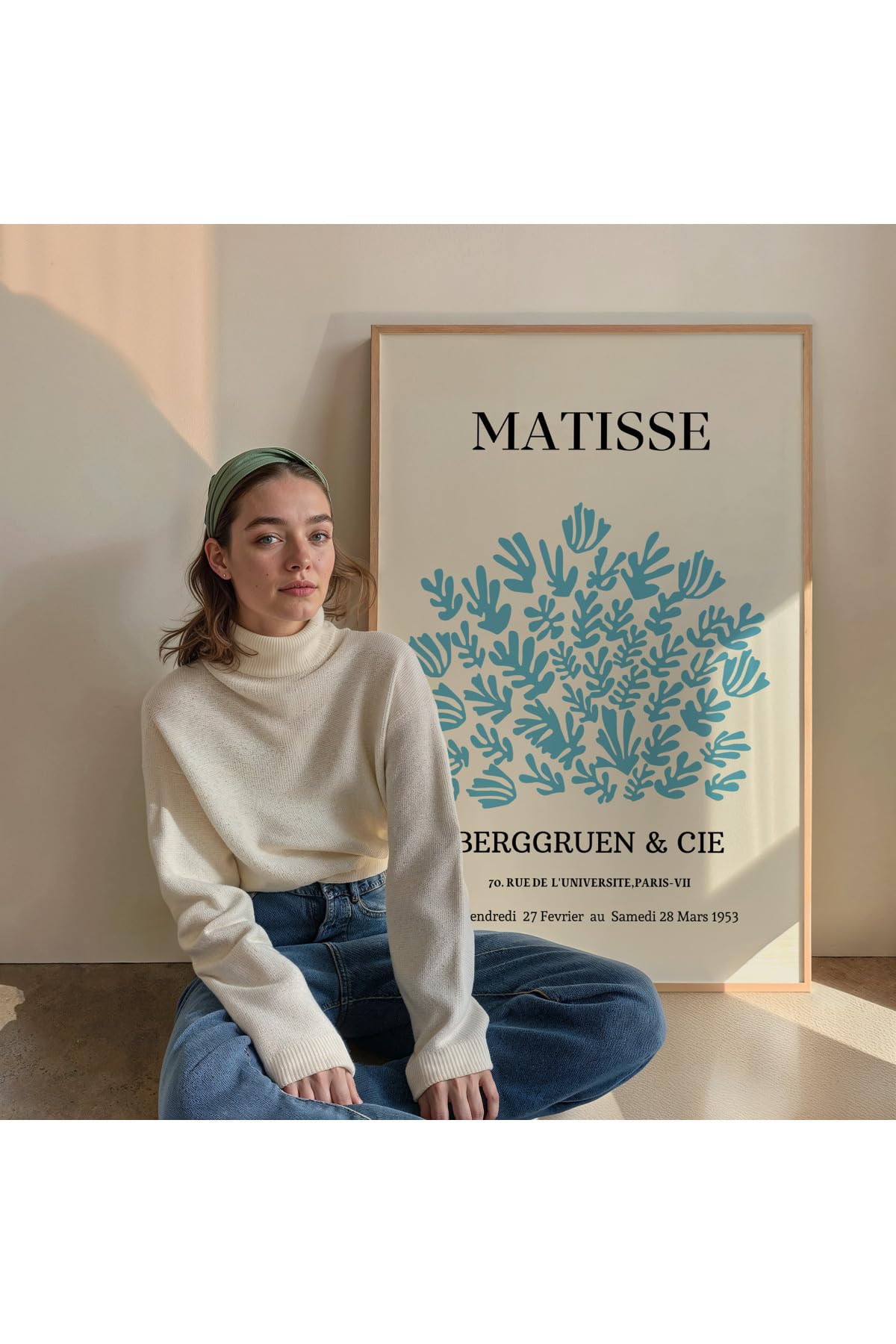 Fark Tanıtım Matisse Çerçevesiz Poster, Modern Dekoratif Çerçevesiz Poster, Tablo, Matisse-17, 21 x 30