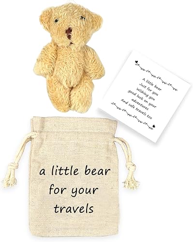 LUOKIFUR Pocket Bear Gifts for Travelers
