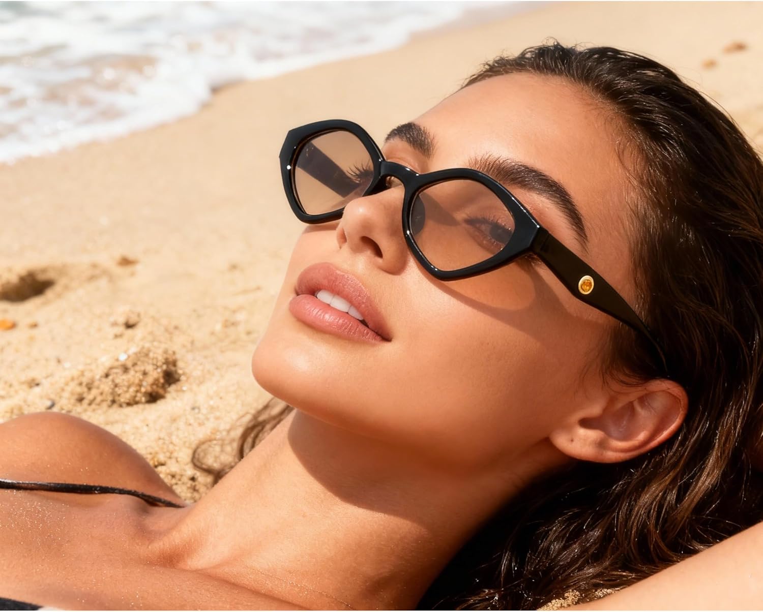 bullabulling Retro Polygon Rhombus Sunglasses Women Vintange 70s Punk Sun Glasses Cat Eye Shades sunglasses UV400 - Image 4