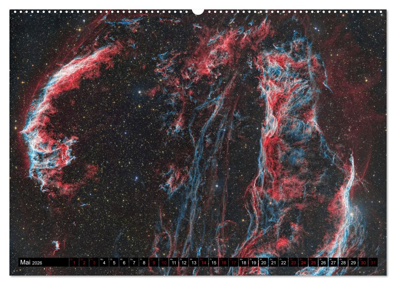 Deepsky 2026 (hochwertiger Premium Wandkalender 2026 DIN A2 quer), Kunstdruck in Hochglanz: Neue Bilder des bekannten Astrofotografen (CALVENDO Wissenschaft)