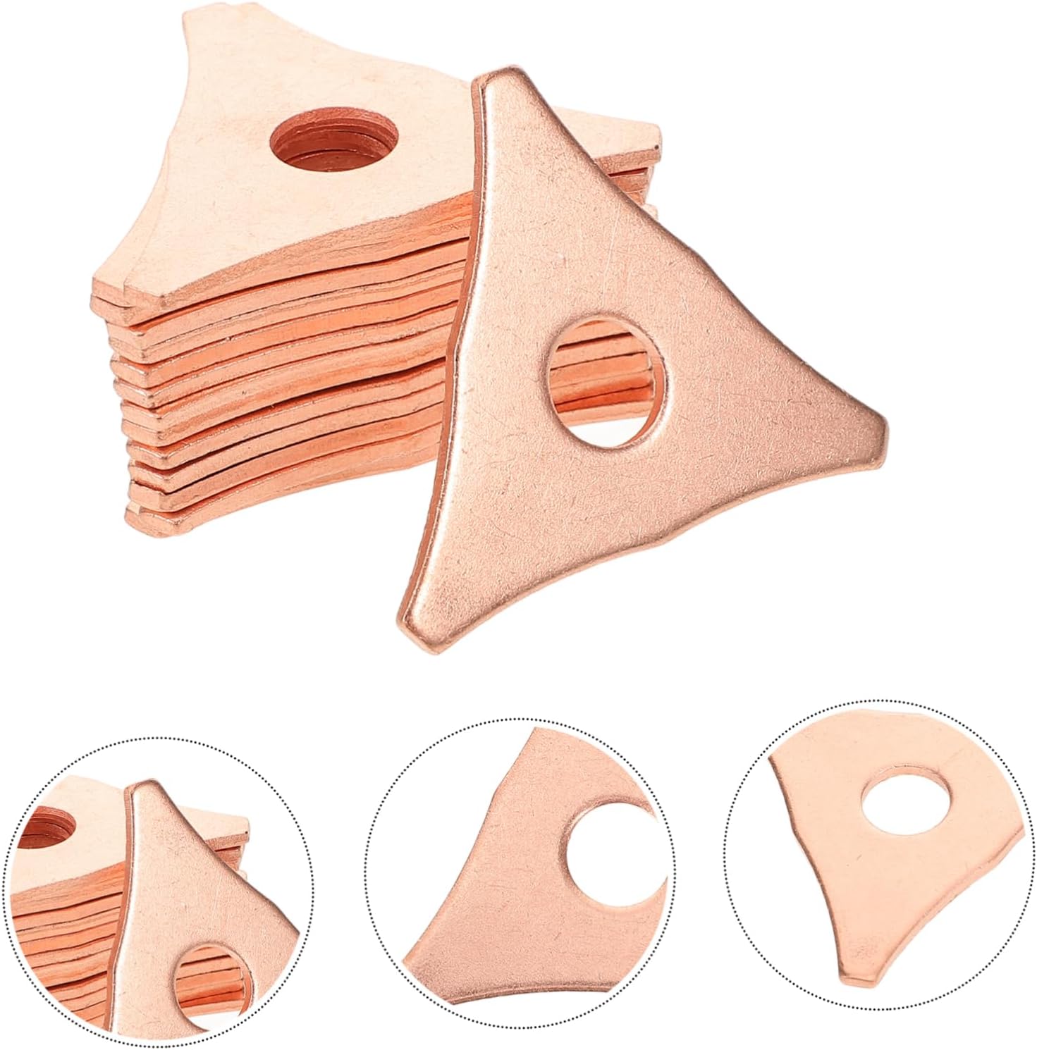 PRETYZOOM 100pcs Dent Puller Rings for Spot Welding Paintless Body Repair Tool Kit Compatible Automobiles and Motorcycles Sturdy and Easy to Use