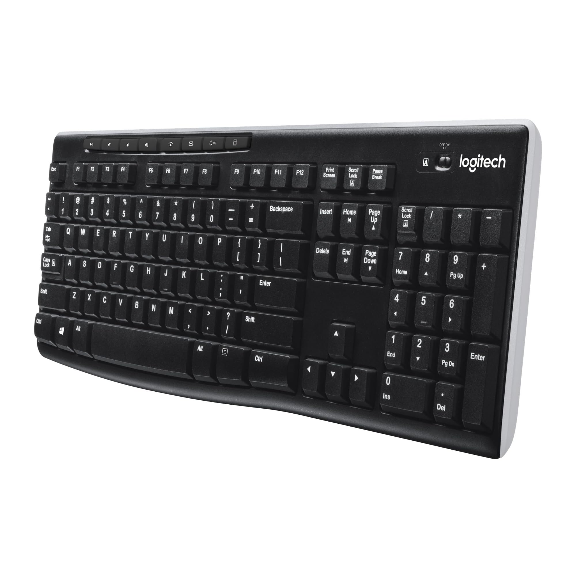Logitech K270 Kabellos Tastatur für Windows - CZE-SKY QWERTY Layout