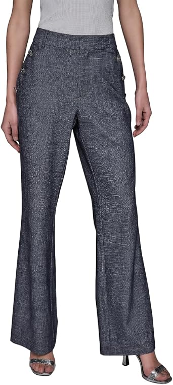 Karl Lagerfeld Womens Everyday Essential Sailor Pant