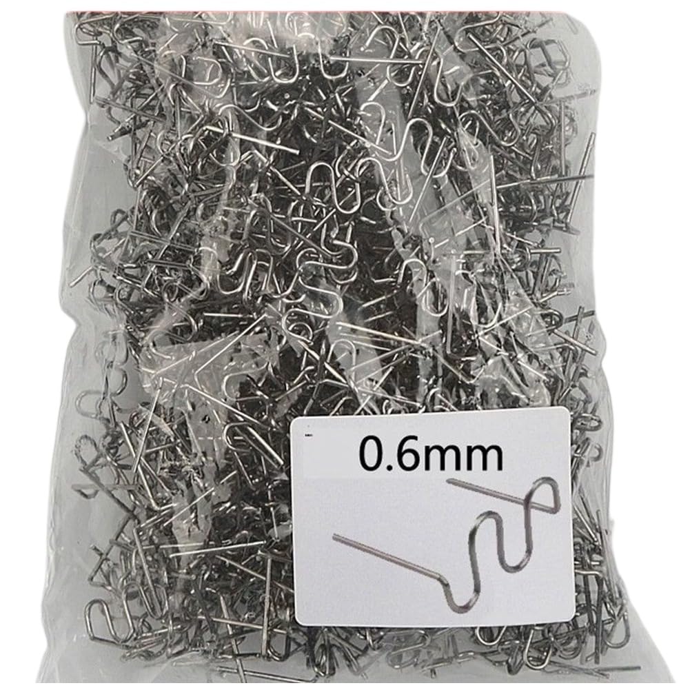Aundhegrtt Hot Stapler Soldering Tools for Automotive Repair Kit 500PCS for Car Bumper Plastic Welder 0.6mm