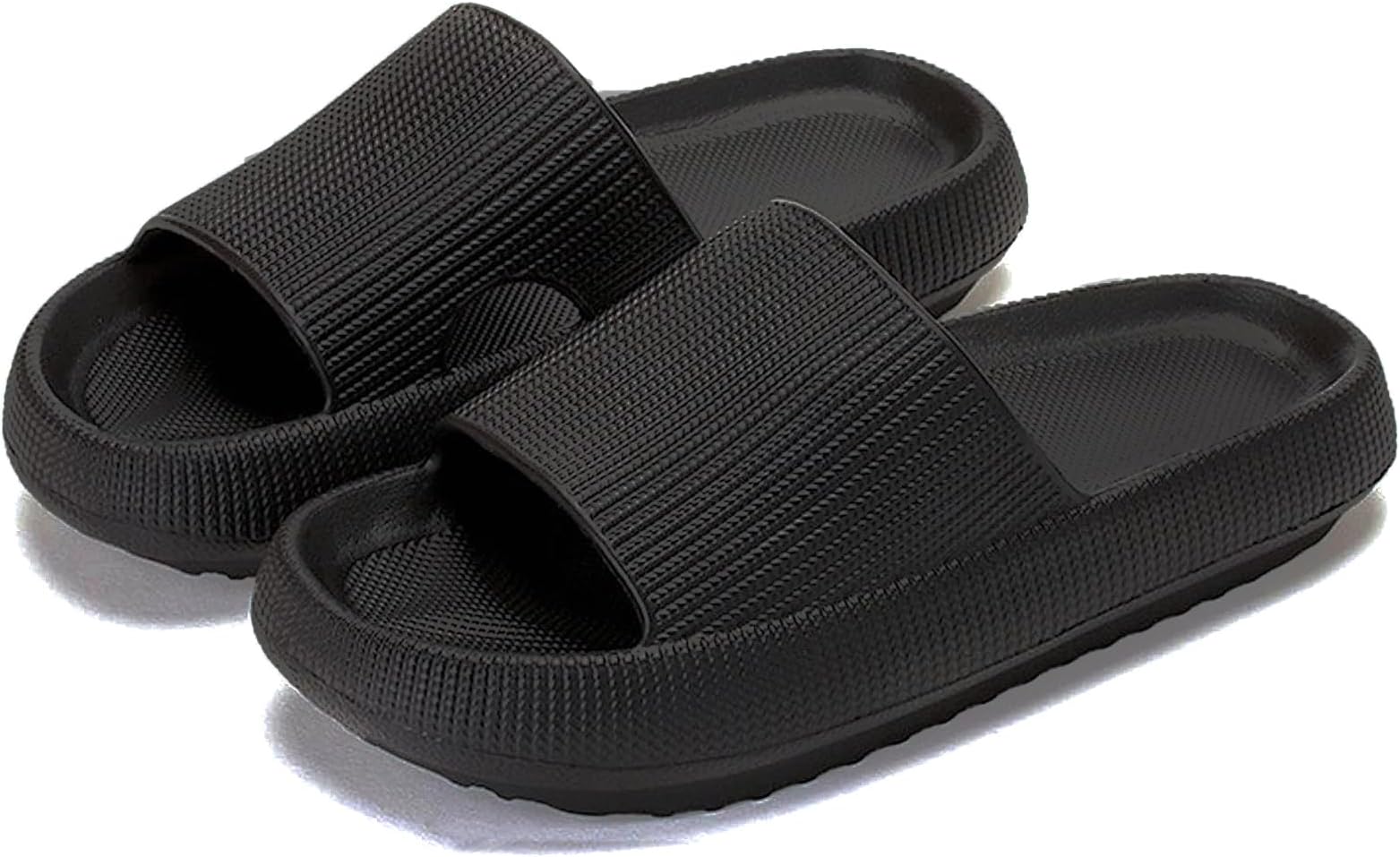 rosyclo Cloud Slippers for Women and Men, Pillow House Slippers Shower Shoes Indoor Slides Bathroom Sandals, Ultimate Comfort, Lightweight, Thick Sole, Non-Slip, Easy to Clean