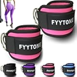 Ankle Strap(Pair) for Cable Machine, Ankle Cuff for Kickbacks, Leg Extensions, Lower Body Exercises, Glute Workouts, Booty Hip Abductors Exercise, for Home & Gym
