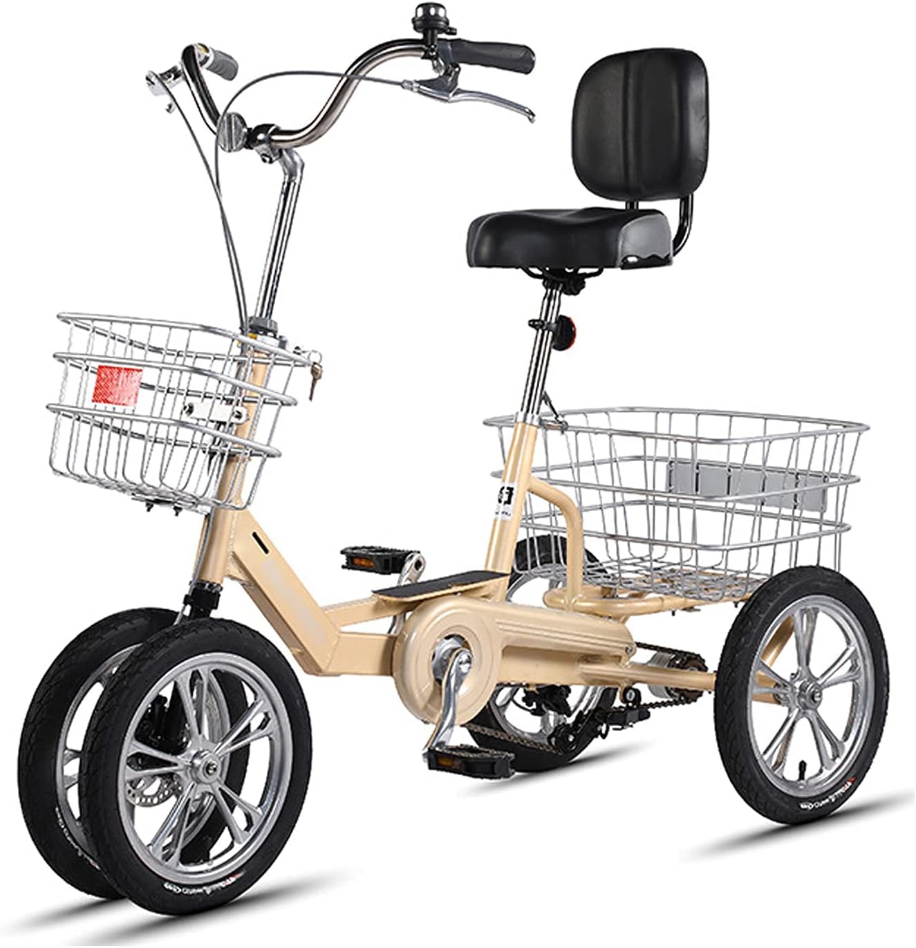 三輪自転車 レクリエーション ショッピング エクササイズ用の12インチ大人用三輪車大人用自転車 Miraisoken