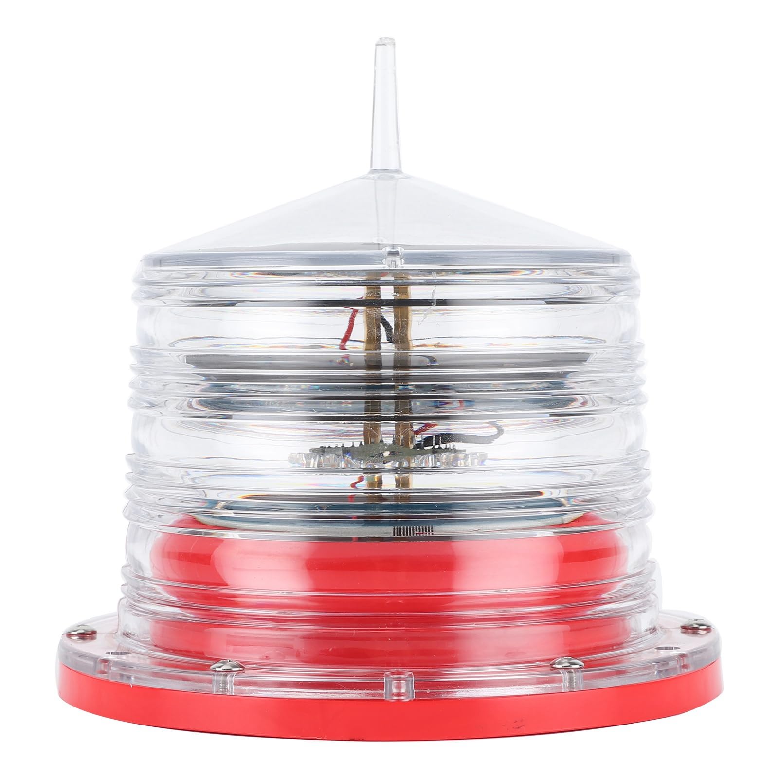 Balise lumineuse à énergie solaire, lampe flottante clignotante à LED, feu de navigation IP68 pour bateau marin, avec panneau solaire à haute efficacité et visibilité à 360 degrés